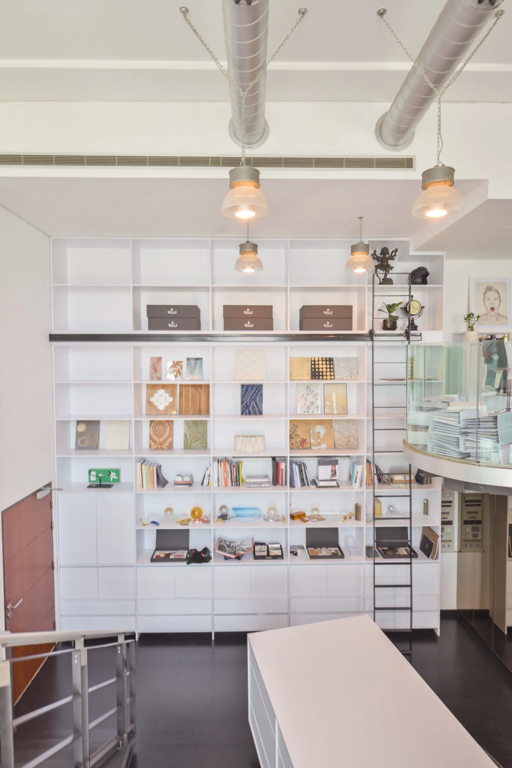 Spacious open-plan living area with contemporary design